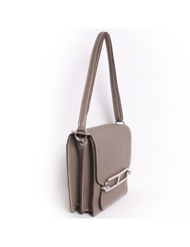 Sac HERMES  "Roulis" étoupe 