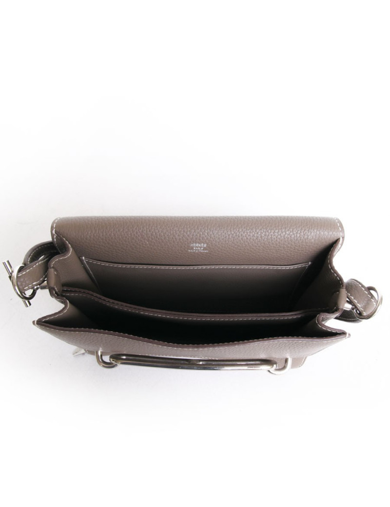 Sac HERMES  "Roulis" étoupe 