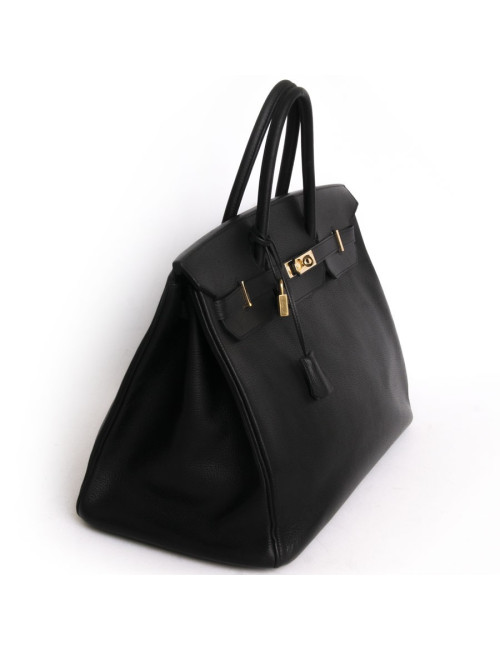 Birkin 40 HERMES cuir epsom noir