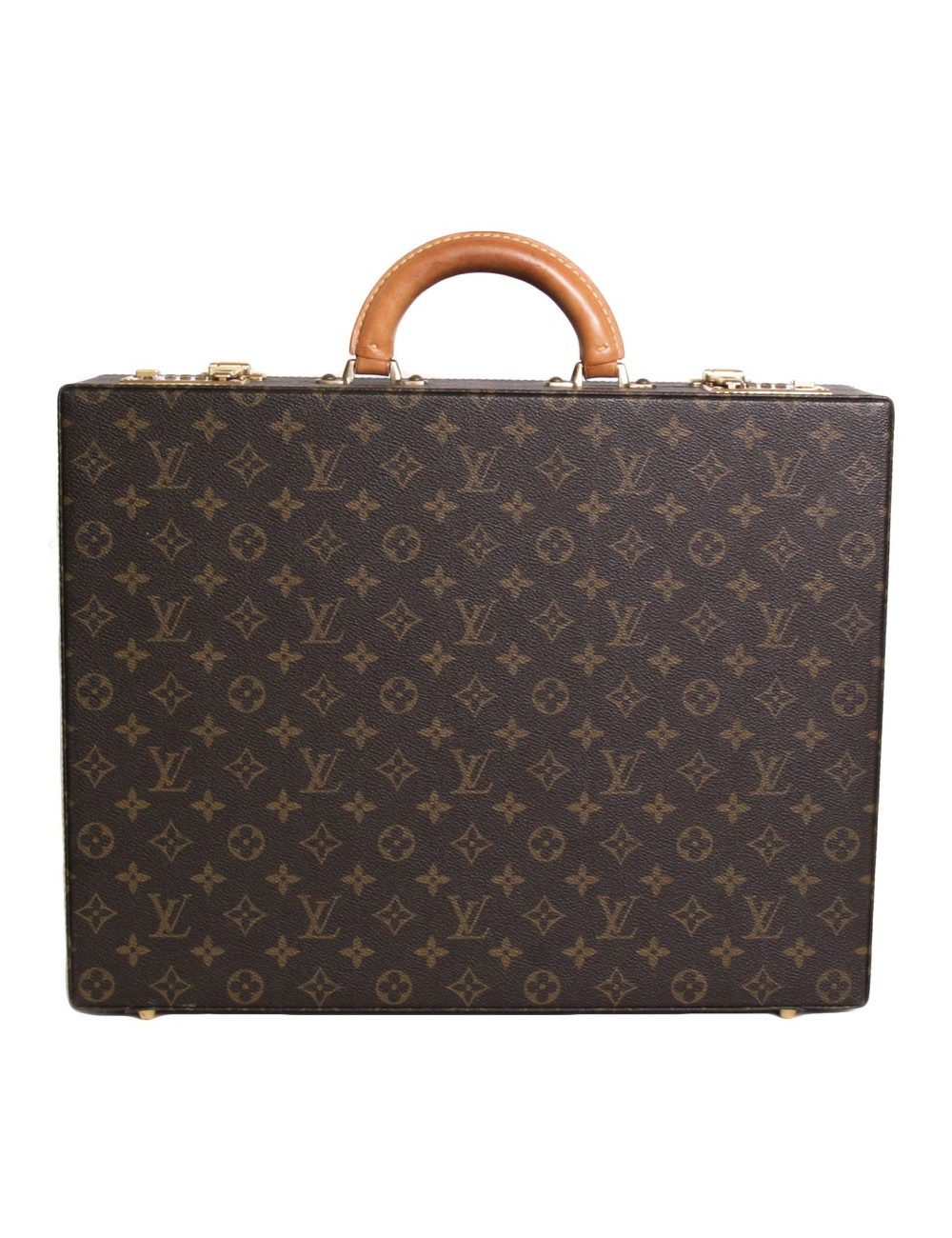 Attaché case LOUIS VUITTON toile monogram vintage