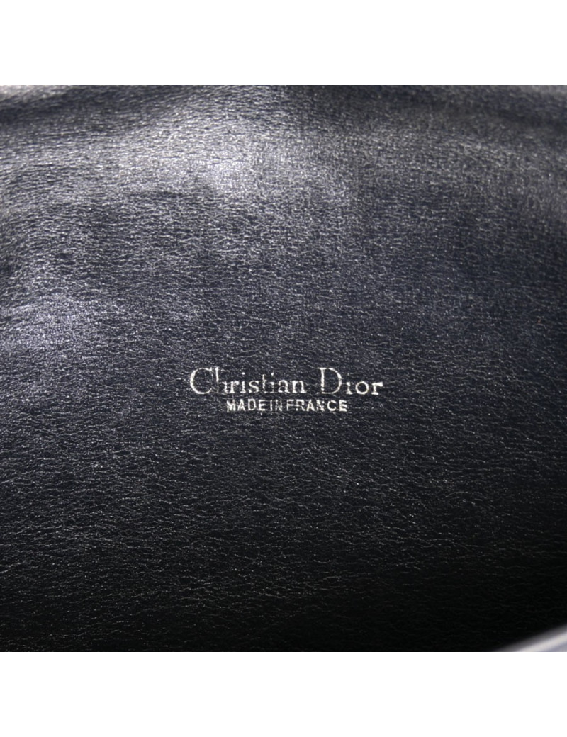 CHRISTIAN DIOR vintage blue monogram wallet