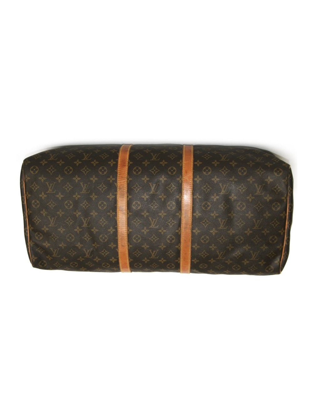 sac de voyage Keepall 60 LOUIS VUITTON Vintage en toile monogram et cuir