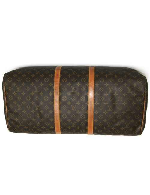 sac de voyage Keepall 60 LOUIS VUITTON Vintage en toile monogram et cuir