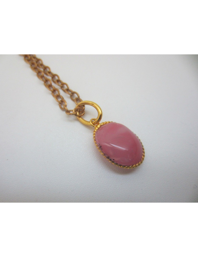 Collier pendentif rose MARGUERITE DE VALOIS