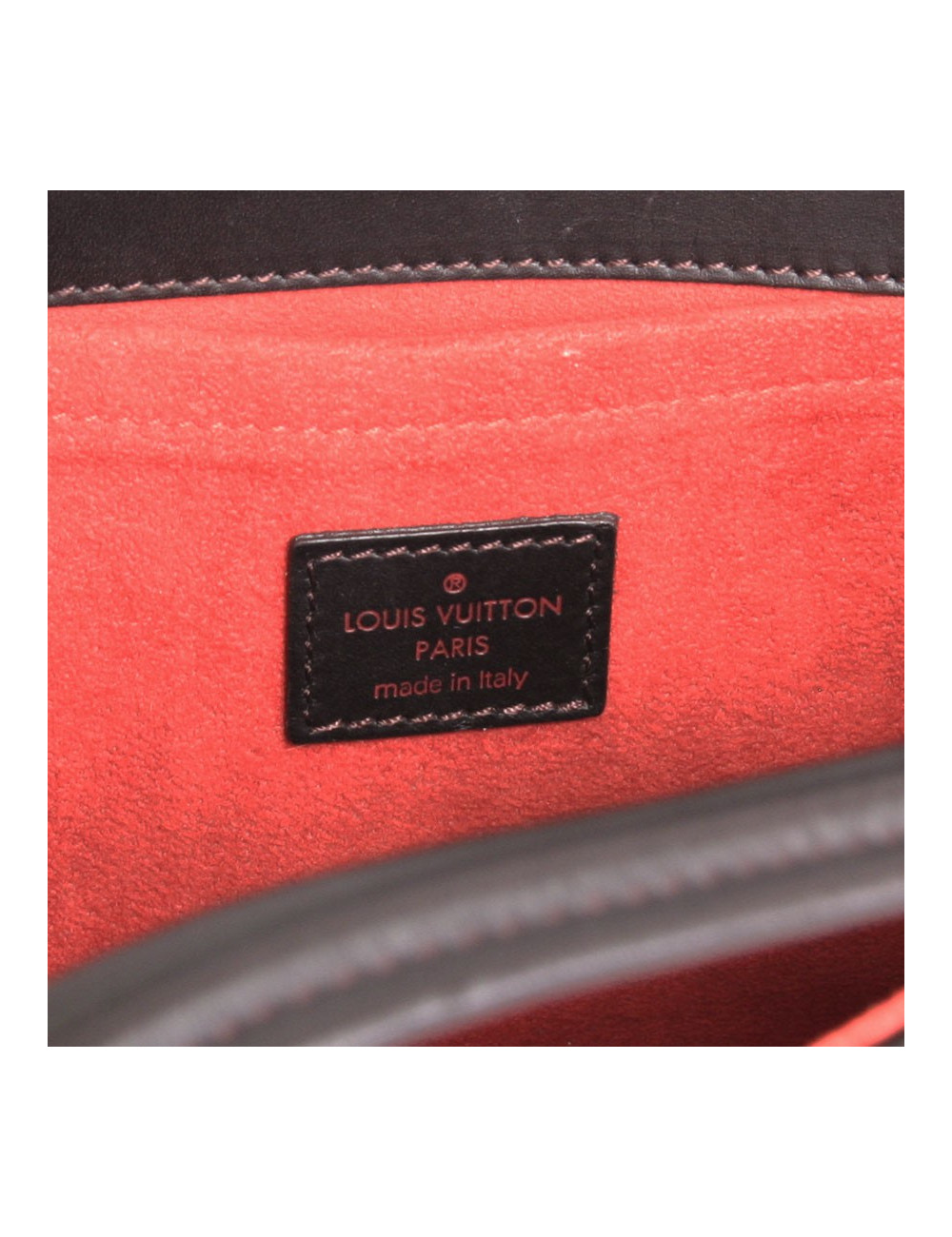 sac à main "Damier sauvage" LOUIS VUITTON en cuir et peau imprimée