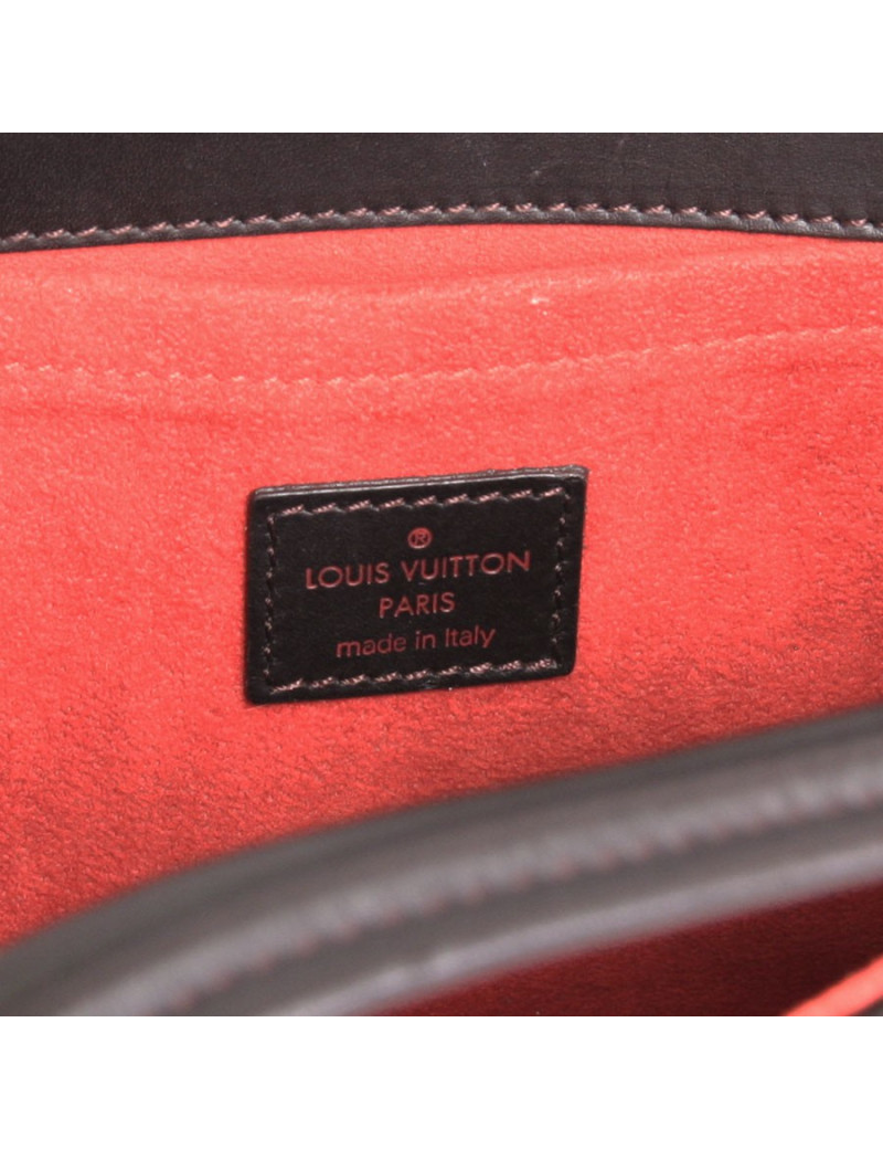 sac à main "Damier sauvage" LOUIS VUITTON en cuir et peau imprimée