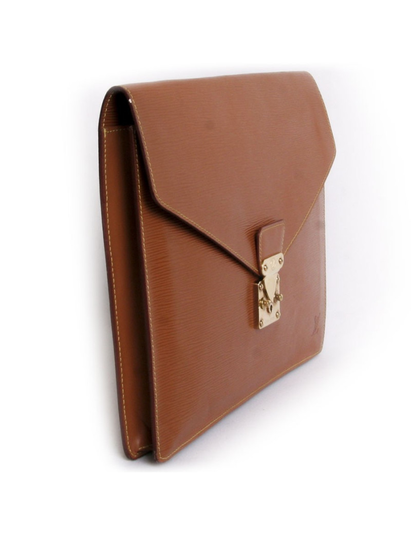 Carries documents bites SADDLER LOUIS VUITTON epi leather