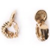 Ear clips ROCHAS vintage Golden bright