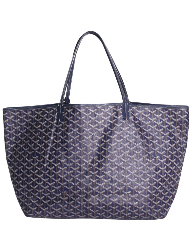 Sac "Saint Louis" GOYARD en toile enduite monogram violet 