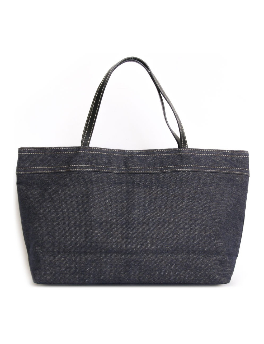 Sac  GIVENCHY en denim bleu et doré et cotte de maille