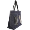 GIVENCHY bag in denim blue and gold and chainmail mesh