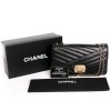 bag CHANEL quilted black leather collection spring 2015
