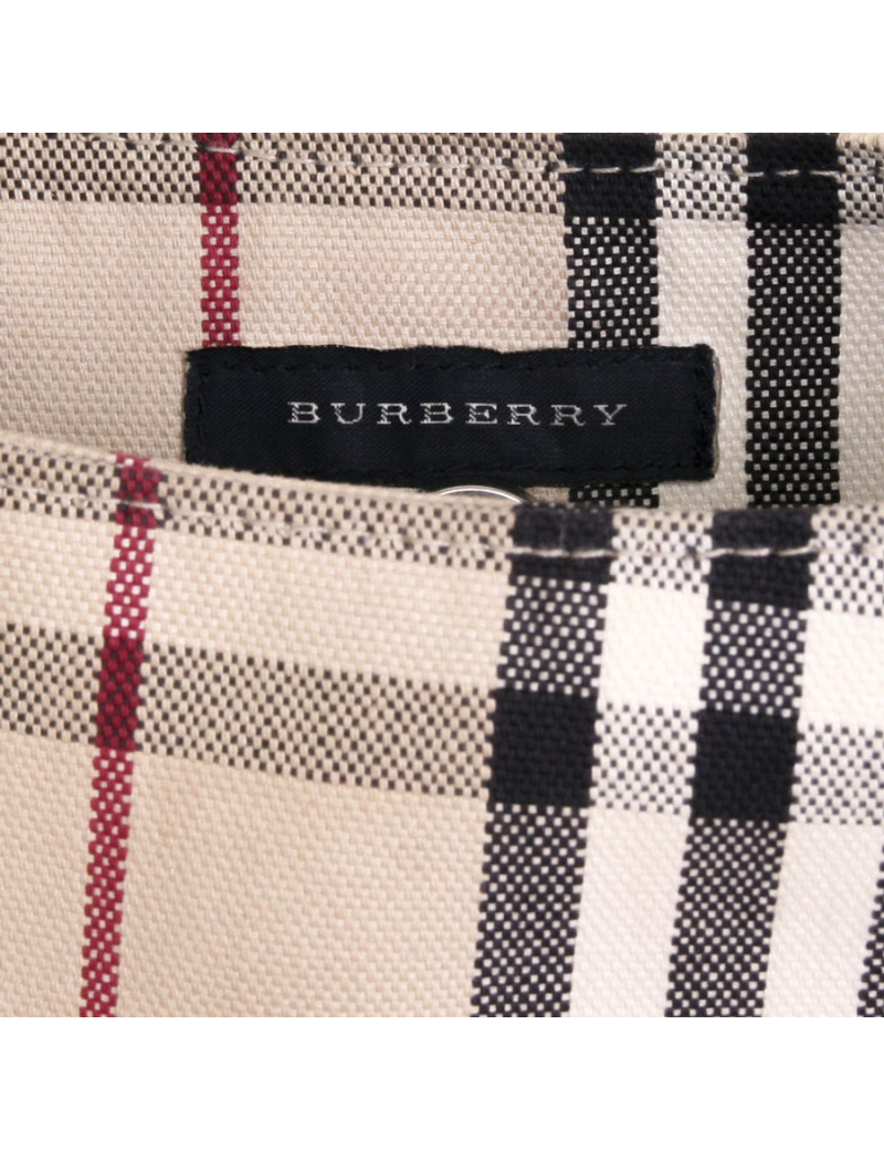 Bag wallet BURBERRY printed canvas tartan