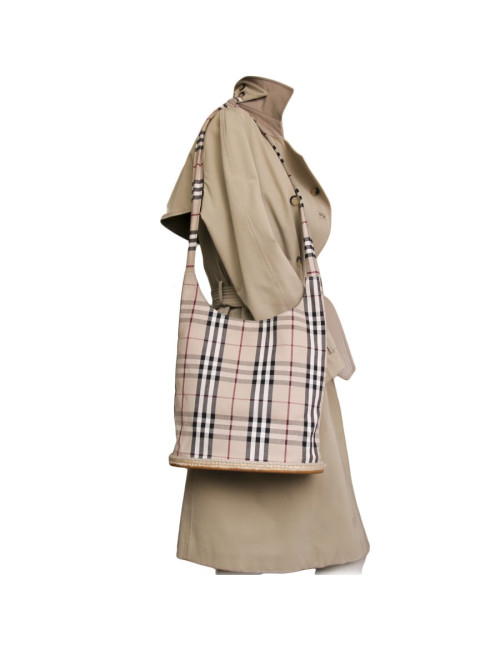 Bag wallet BURBERRY printed canvas tartan