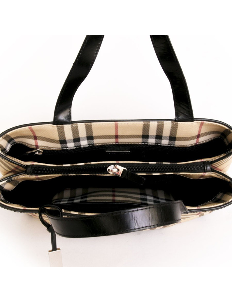 Sac avec pochette BURBERRY toile tartan