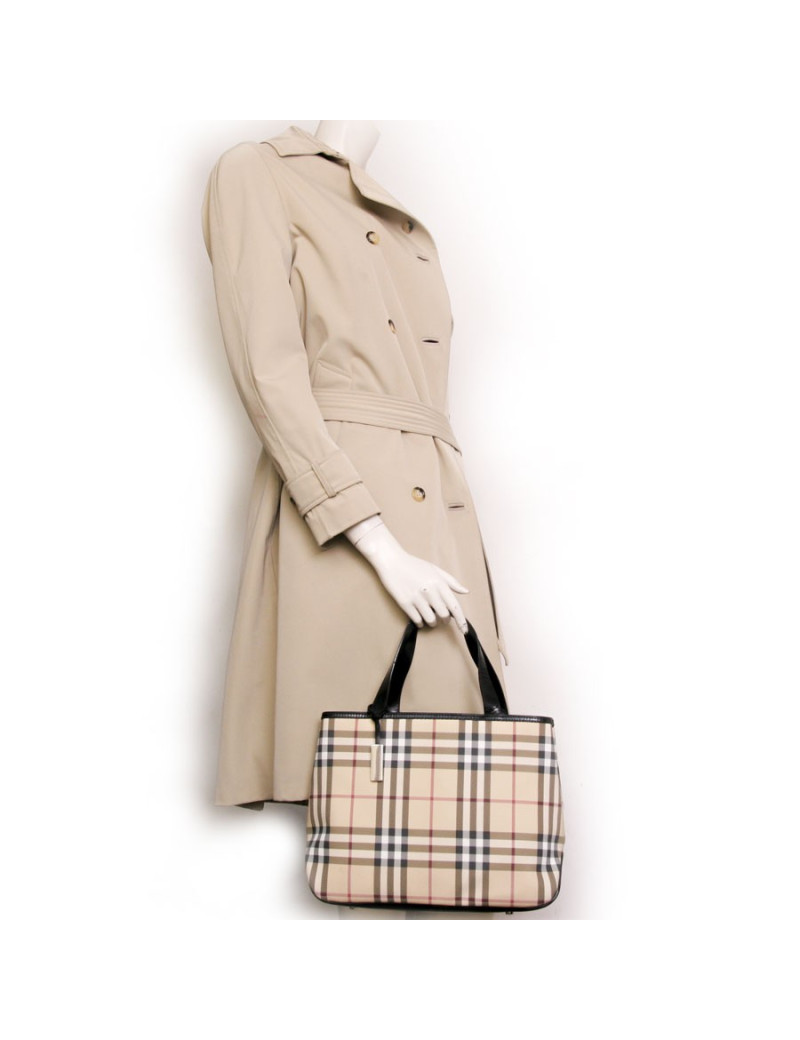 Sac avec pochette BURBERRY toile tartan