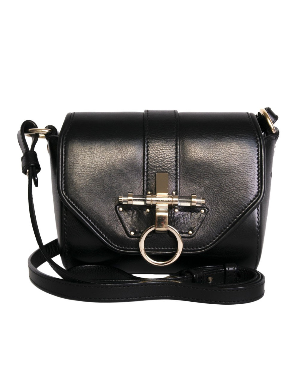 Sac "obsedia" GIVENCHY en cuir noir