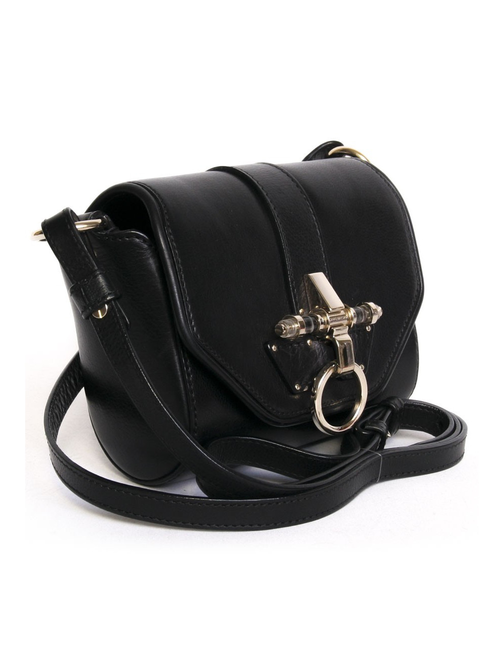 Sac "obsedia" GIVENCHY en cuir noir
