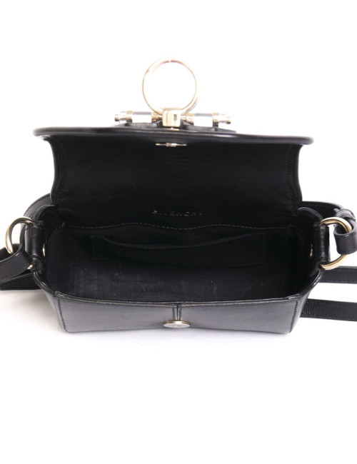 "Obsedia" GIVENCHY bag in black leather