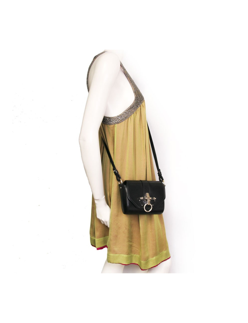 Sac "obsedia" GIVENCHY en cuir noir