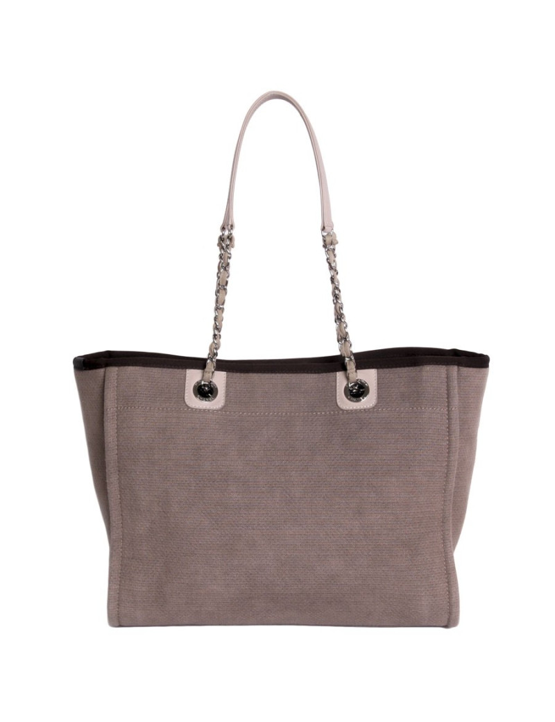 sac "31 rue cambon" CHANEL en toile kaki