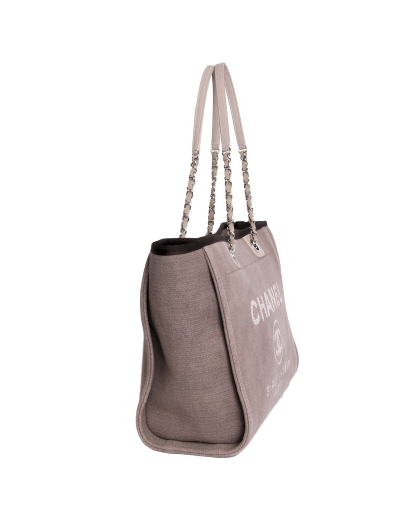 sac "31 rue cambon" CHANEL en toile kaki