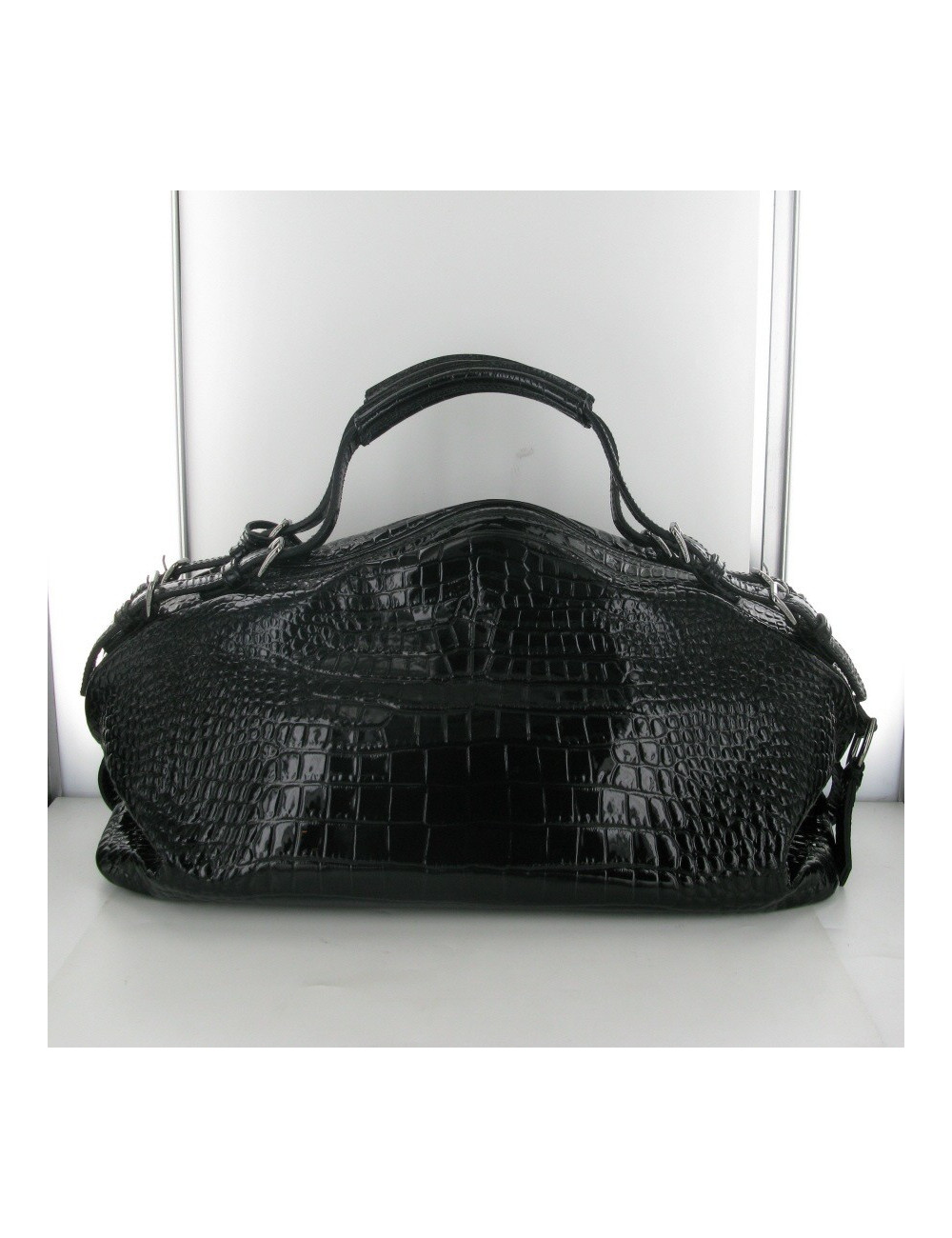 How DOLCE GABBANA & Croc leather bag