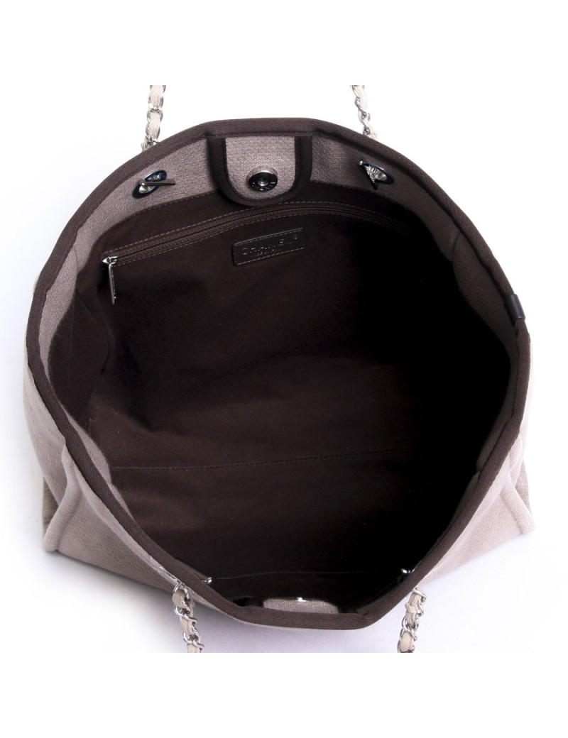sac "31 rue cambon" CHANEL en toile kaki