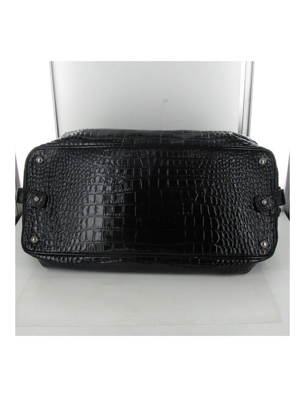 How DOLCE GABBANA & Croc leather bag
