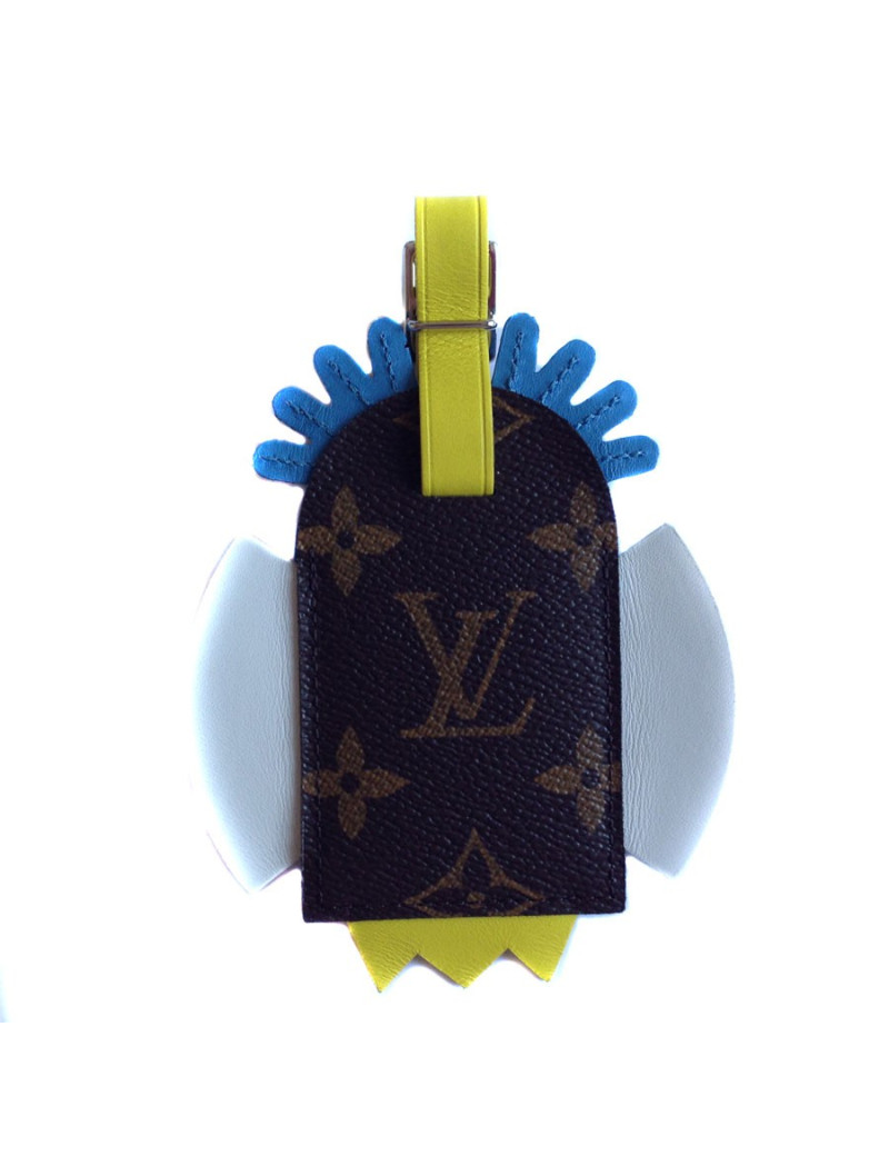 Porte adresse Mask tribal Cruise 2015"  LOUIS VUITTON  toile monogram et cuir 
