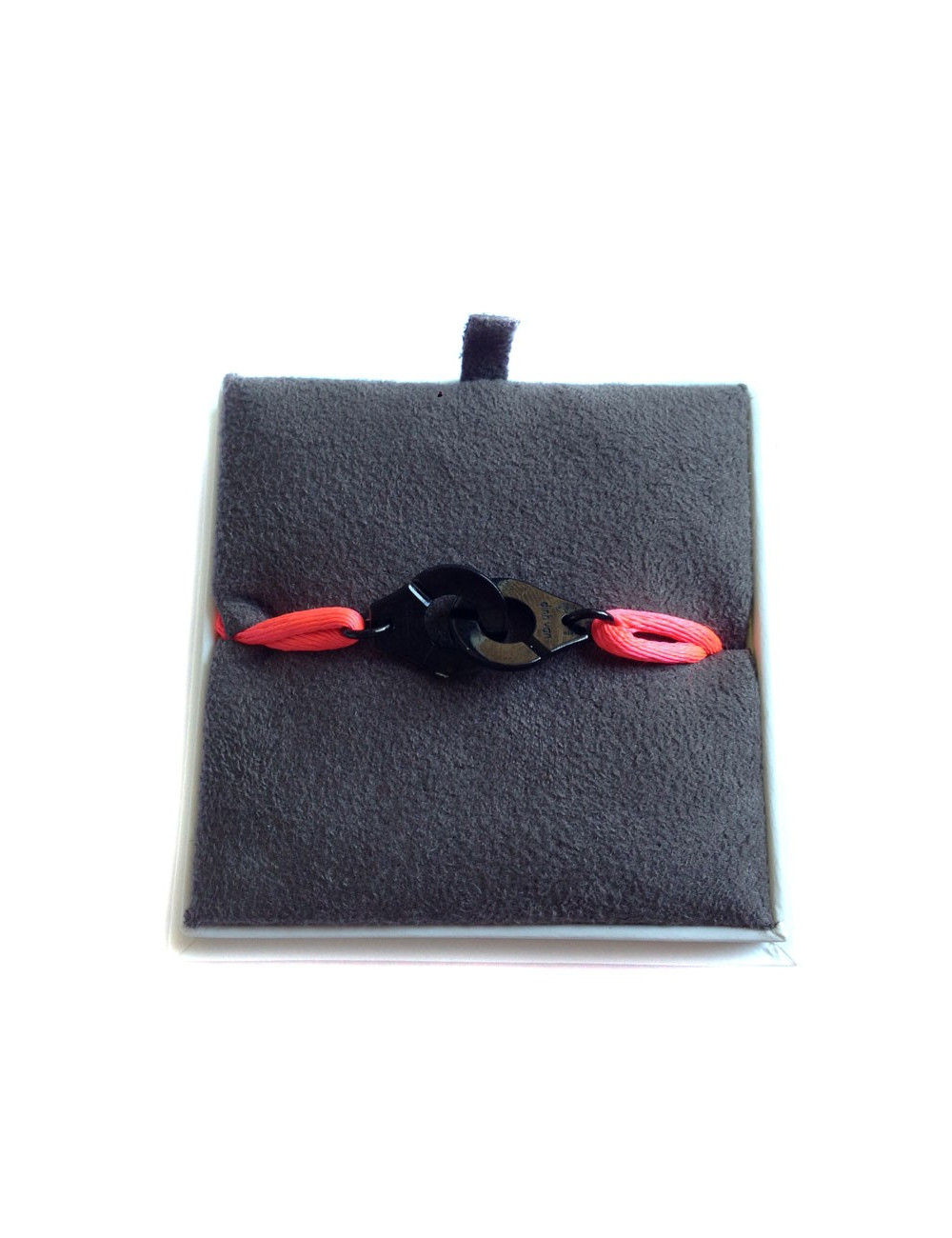 Bracelet "menottes" DINH VAN en argent 925 plaqué noir