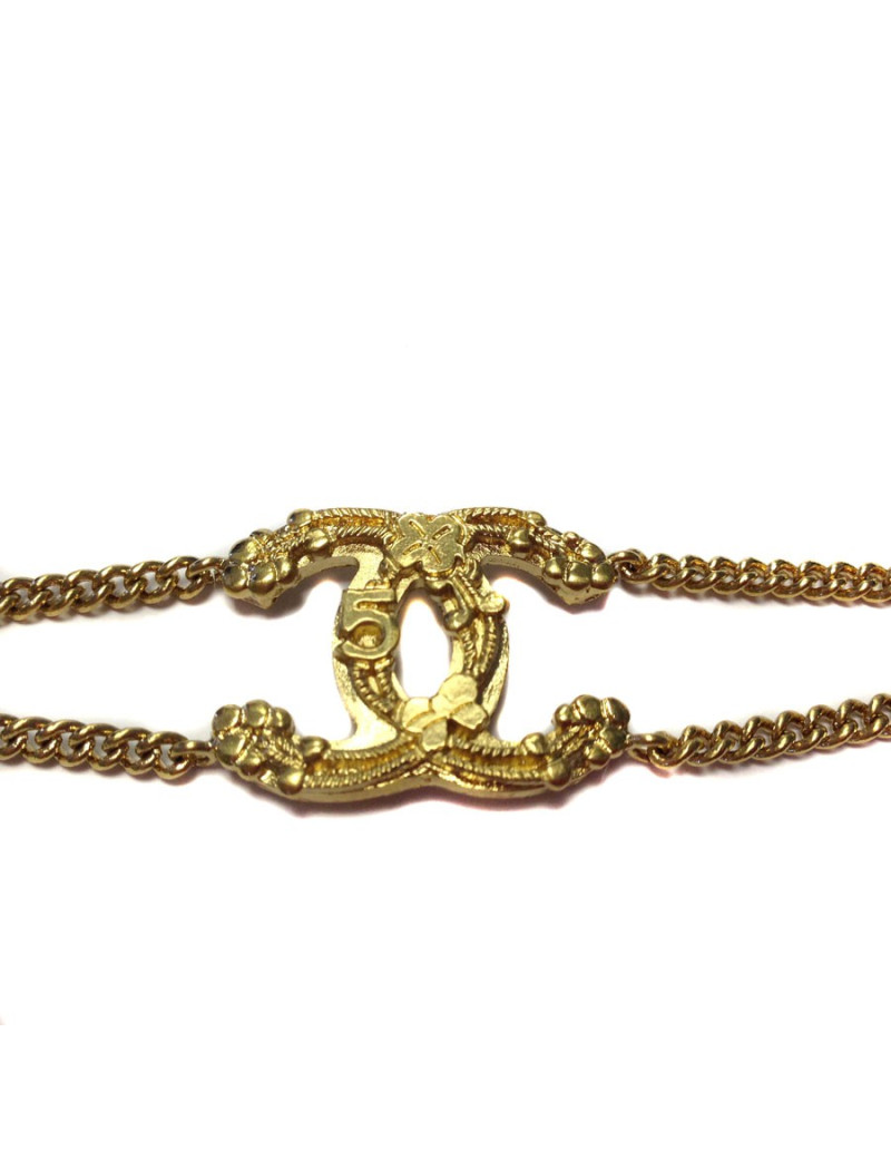 CHANEL CC bracelet with initials "5"