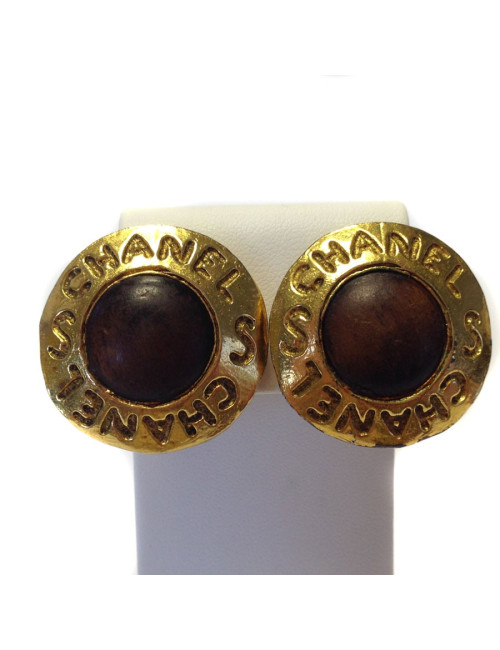 Clips d'oreille CHANEL  Couture vintage 