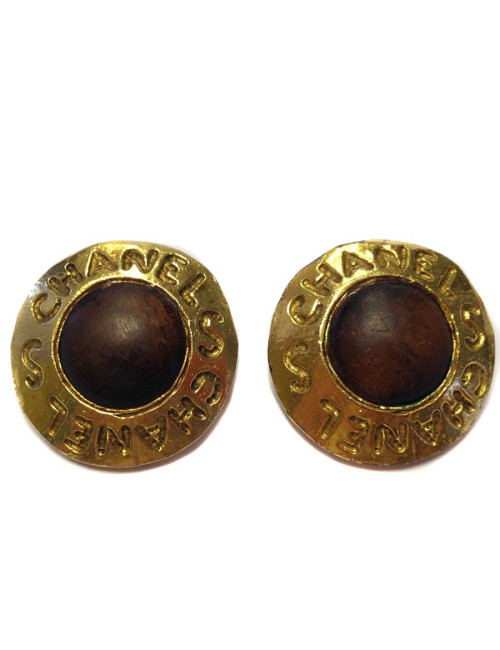 Clips d'oreille CHANEL  Couture vintage 