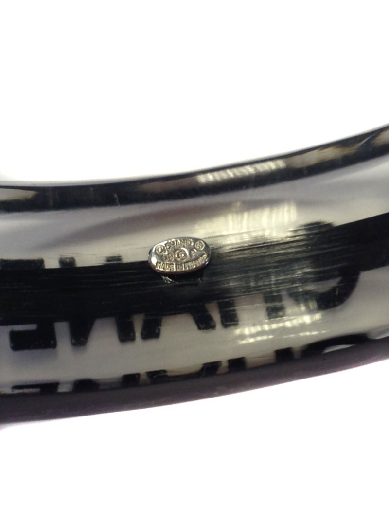 Plexi black and Pearl CHANEL bracelet