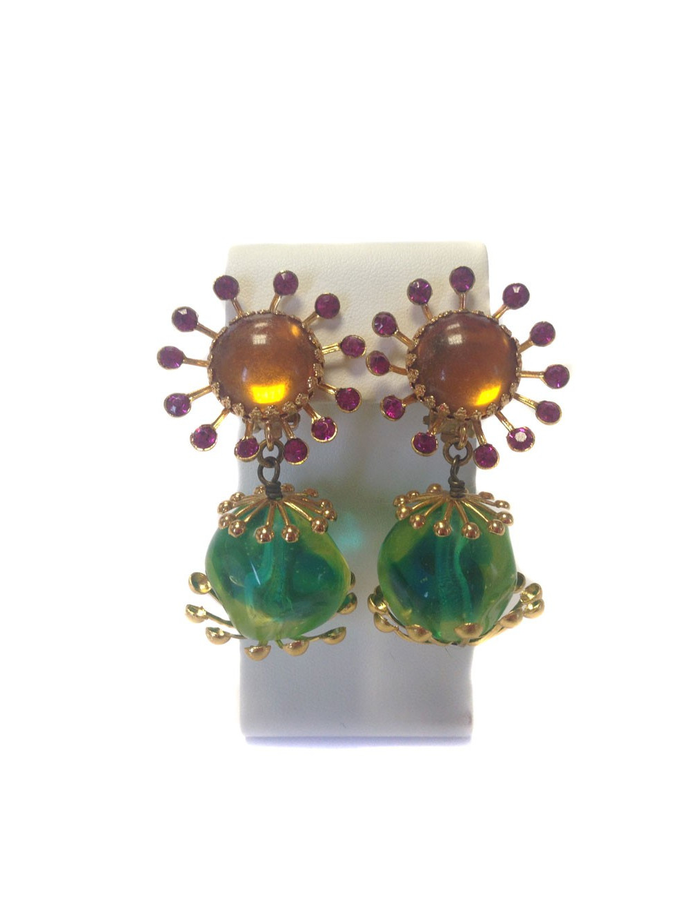 boucles d'oreilles CHRISTIAN LACROIX clippées 