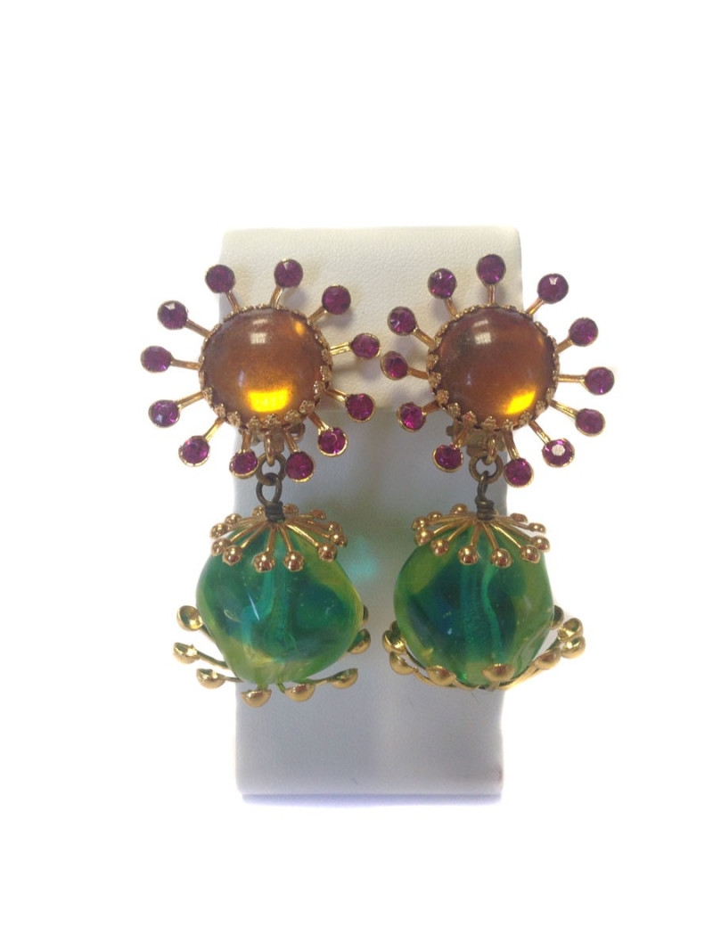 Clips d'oreille CHRISTIAN LACROIX  Vintage