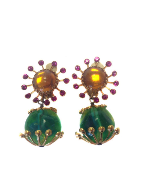 Clips d'oreille CHRISTIAN LACROIX  Vintage