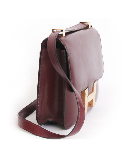Red box: Vintage Leather HERMES Constance bag