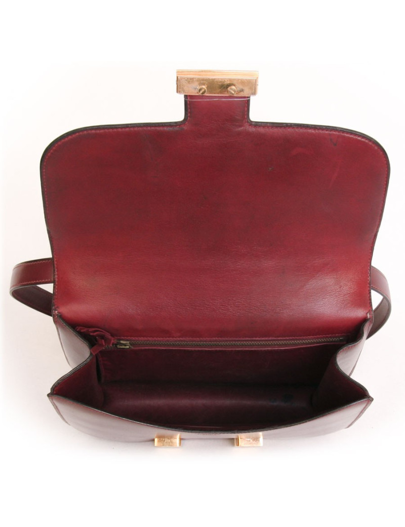 Red box: Vintage Leather HERMES Constance bag