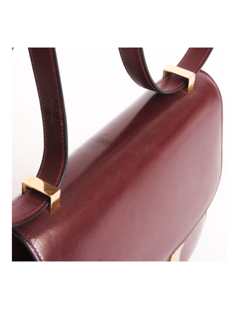 Red box: Vintage Leather HERMES Constance bag