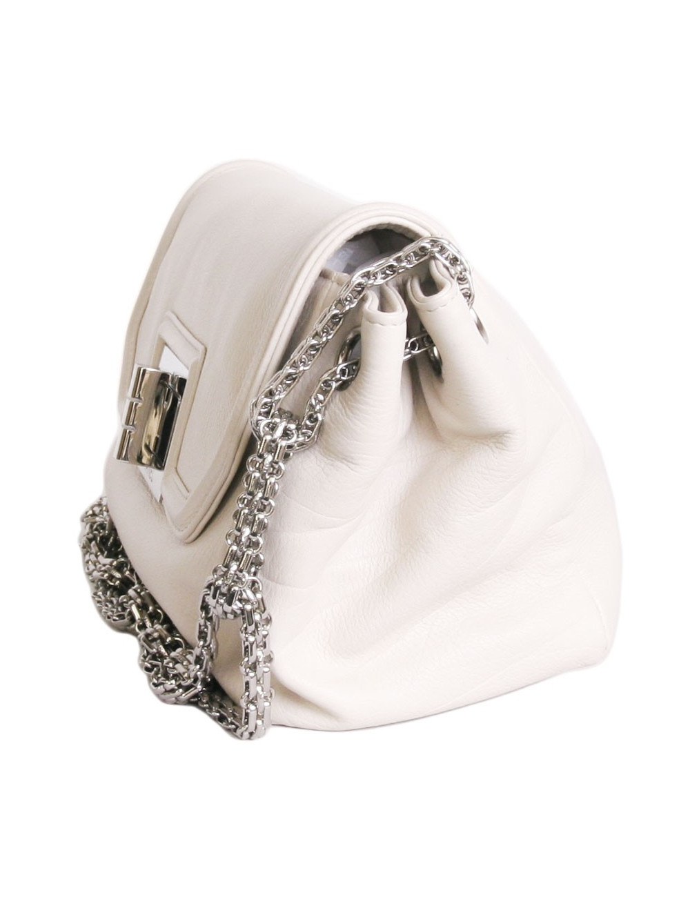 Sac CHANEL en cuir  d'agneau beige