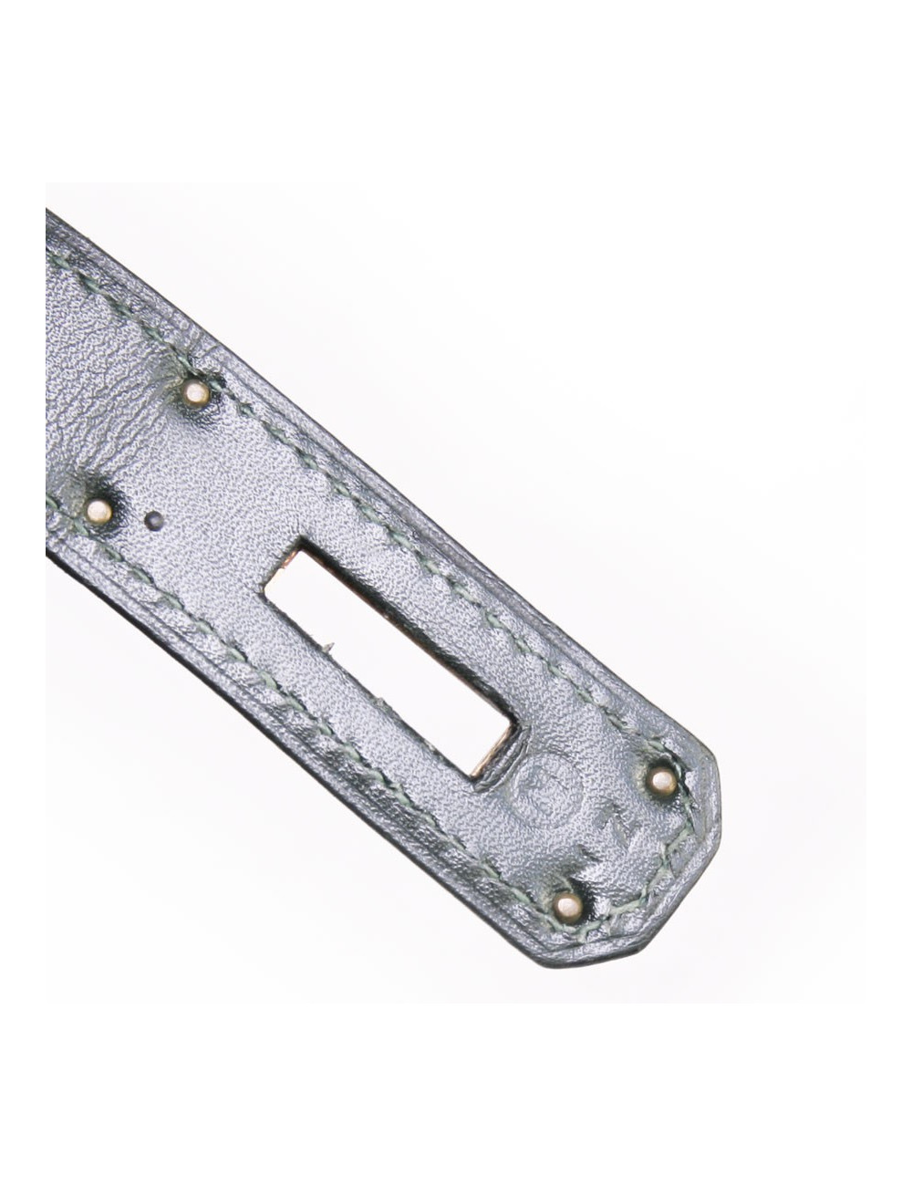 Sac Kelly 28 cuir box vert Véronèse Vintage