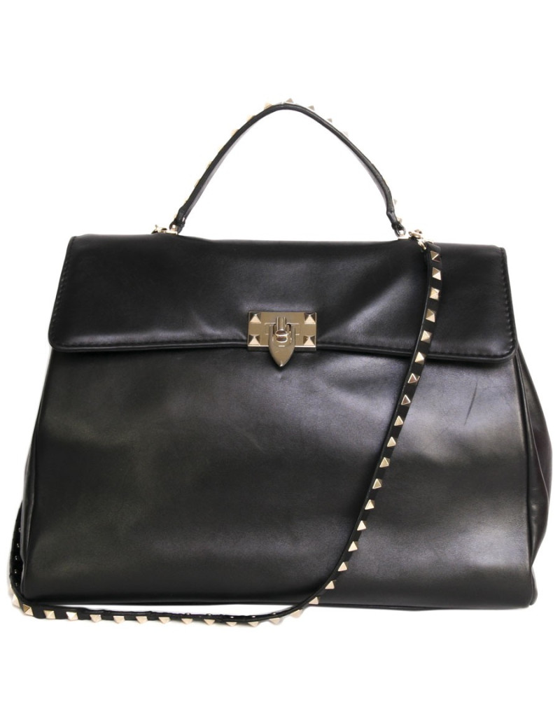 Sac VALENTINO en cuir d'agneau noir 