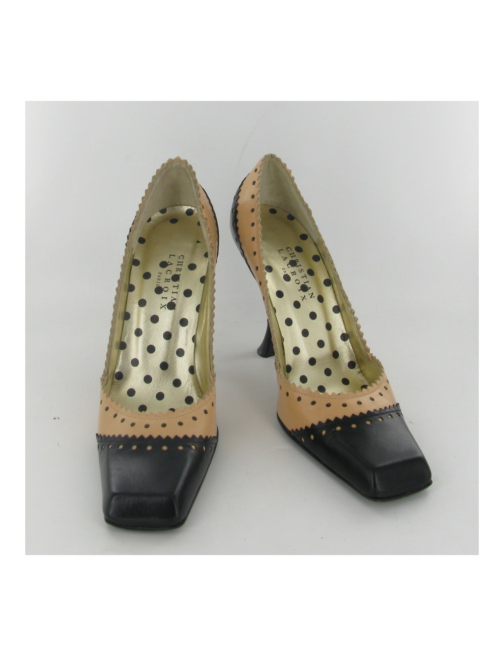 Escarpins bicolores CHRISTIAN LACROIX