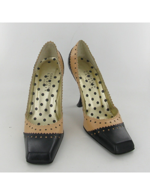 Escarpins bicolores CHRISTIAN LACROIX