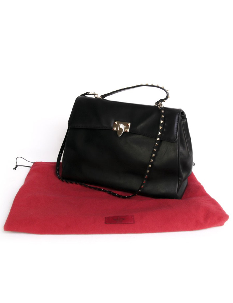 Black lamb leather bag VALENTINO