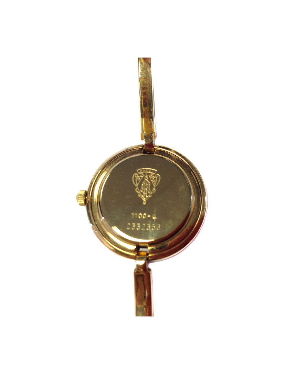 Watch GUCCI "timepieces" laminated editable dial gold bracelet