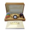 Watch GUCCI "timepieces" laminated editable dial gold bracelet