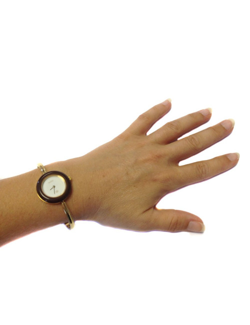 Watch GUCCI "timepieces" laminated editable dial gold bracelet